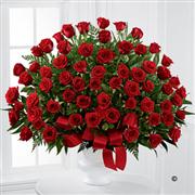 Extra Large Red Rose Service Arrangement