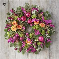 For You Christmas Wreath - Brights
